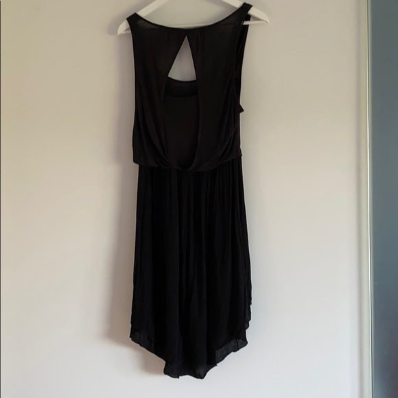 Free People black layered multi texture dress - Picture 2 of 5